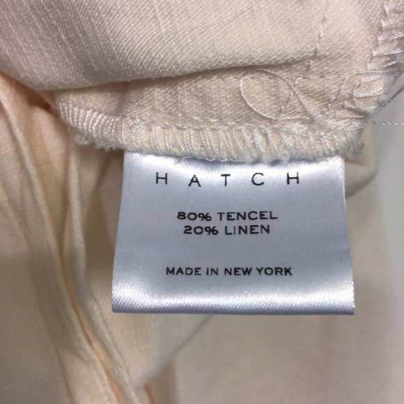 SOLD Hatch size 1 maternity linen blend pants - Picture 5 of 5